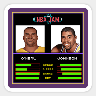 Shaq & Magic - NBA Jam Edition Sticker